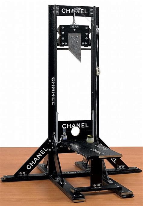 chanel guillotine real|tom sachs Chanel guillotine.